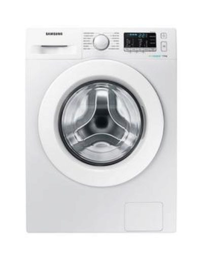 Samsung Ww70J5555Mw/Eu 7Kg Load, 1400 Spin Washing Machine With Ecobubble&Trade;  Technology - White
